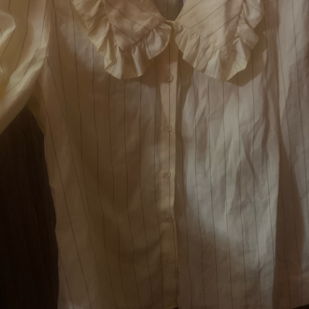 NWT button down blouse - Picture 3 of 6